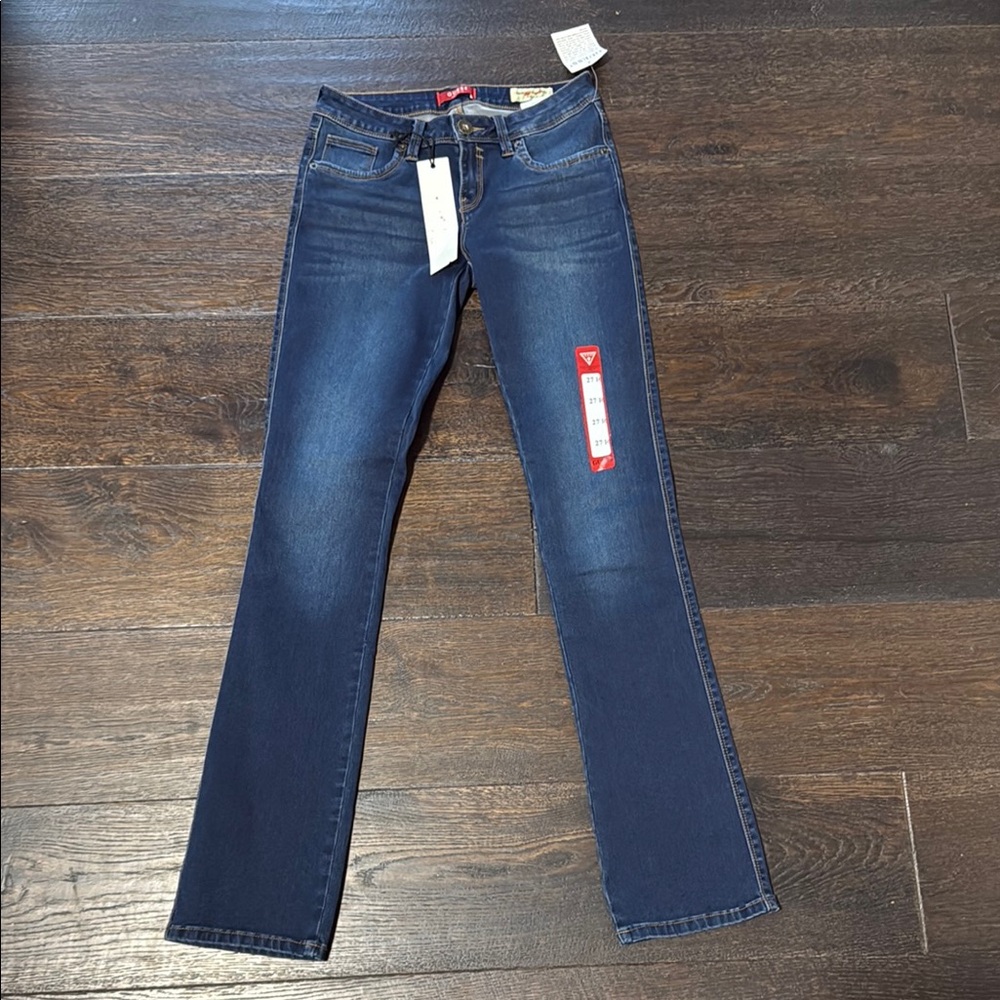 Guess Dark Blue Straight Leg Jeans